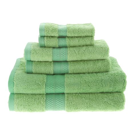 Bamboo Cotton 6-Piece Bath Towel Set | eBay