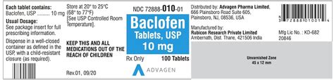 Baclofen - FDA prescribing information, side effects and uses