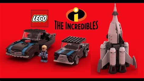 LEGO The Incredibles Mr Incredible's car (Incredibile) + Syndrome's Rocket | LEGO Ideas - YouTube