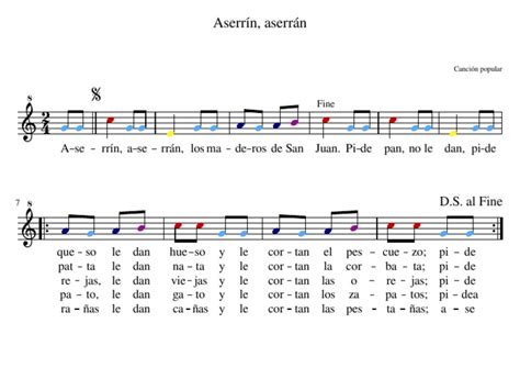 Aserrín Aserrán en Color | PDF