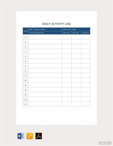 Daily Report Templates in Word - Templates, Designs, Docs, Free ...