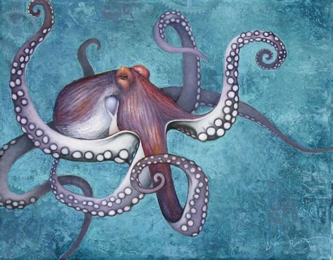 Octopus art, Octopus wall art, Octopus