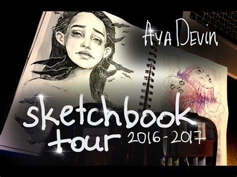 Canson XL Mixed media sketchbook tour and flip-through |2016 - 2017 | Aya Devin - YouTube ...