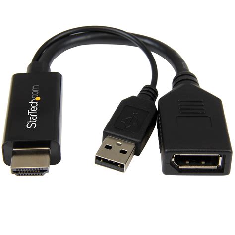 Amazon.com: StarTech.com HDMI to DisplayPort Converter - HDMI to DP ...