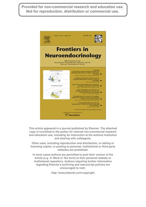 (PDF) Influence of Photoperiod on Hormones, Behavior, and Immune Function