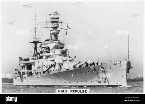 Battlecruiser HMS 'Repulse', 1937. Artist: Unknown Stock Photo - Alamy