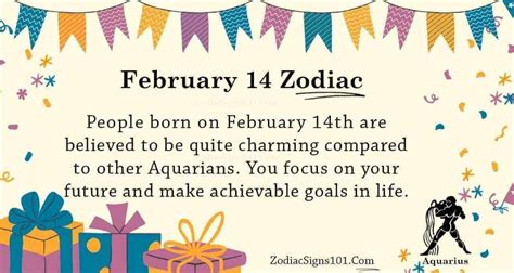 February 14 Zodiac Is Aquarius, Birthdays And Horoscope - ZodiacSigns101