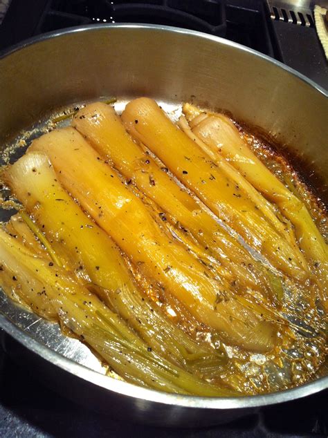 Braised Leeks. recipe on my blog Leek Recipes, Vegetarian Recipes ...