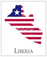 Liberia Flag Map Stock Clipart | Royalty-Free | FreeImages