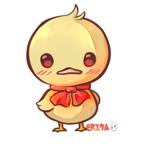 Kawaii Duck by Dessineka on DeviantArt