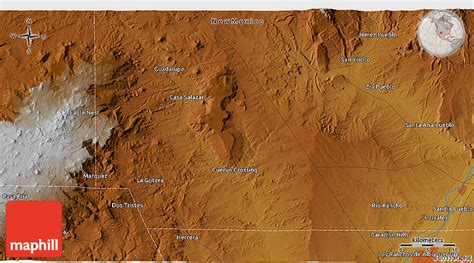 Physical 3D Map of Zia Pueblo