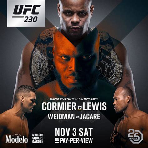 UFC 230: What happened when Derrick Lewis challenged Daniel Cormier for ...