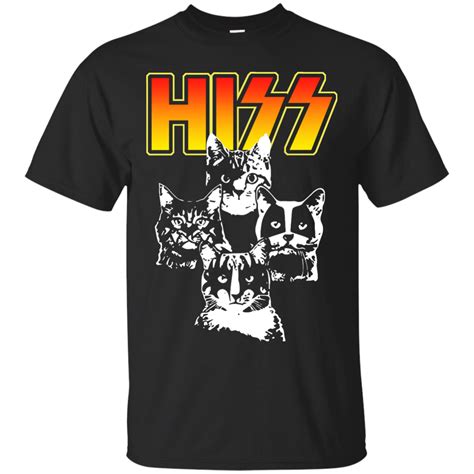 Hiss Kiss Cats Kittens Rock T-Shirts, Hoodies, Tank Top. Don’t forget using Teehobbies11 coupon ...
