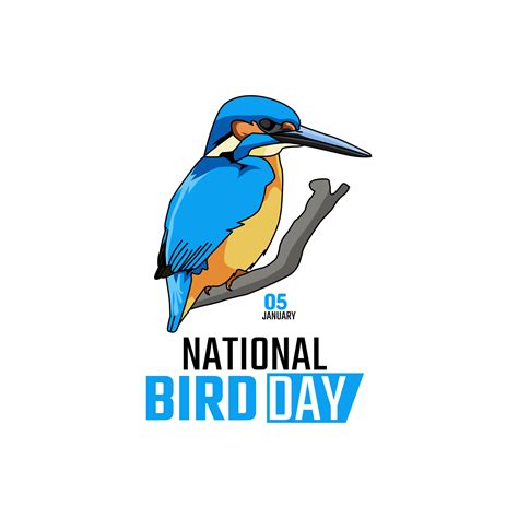 vector graphic of national bird day good for national bird day ...