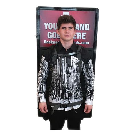 Video Display - Backpack Billboards - Walking Billboard Display