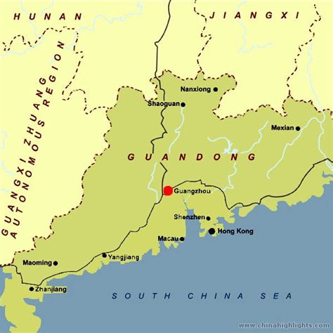 Guangzhou Map - China