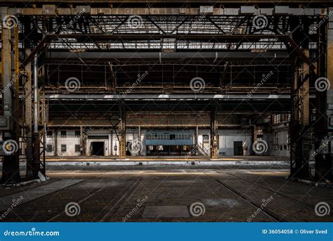 Industrial Interior Of An Old Factory Royalty Free Stock Photos - Image ...