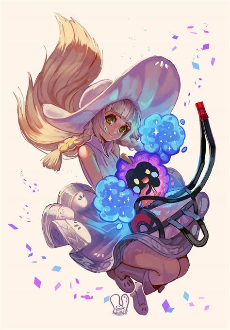 Pokemon : Lillie and Nebby by Sa-Dui on DeviantArt