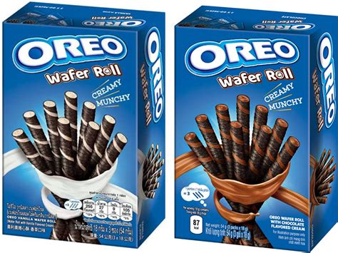 Oreos Wafer Roll Variety Pack Chocolate (54g) - Vanilla (54g), 3 Count (Pack of 2) in 2022 ...