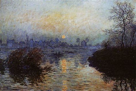 Claude Monet - Sunset on the Seine, Winter Effect