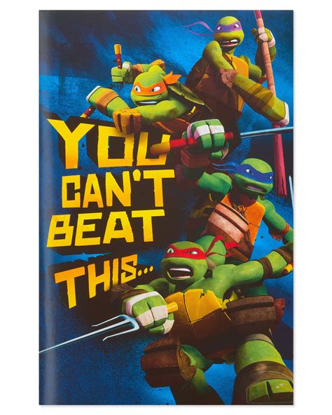 American Greetings Teenage Mutant Ninja Turtles Birthday Card for Boy ...