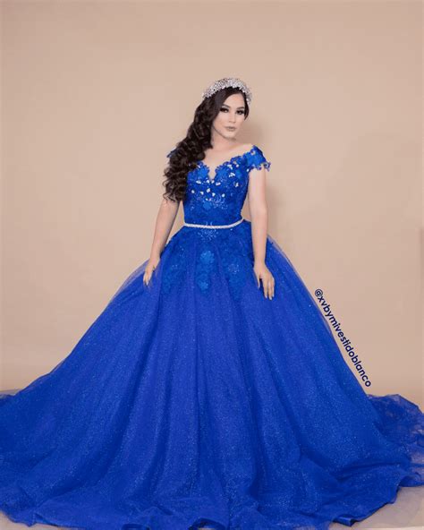 Vestidos De Quinceanera Azul Rey