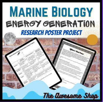 Marine Biology Power Generation Research Projects W/Supports | TPT