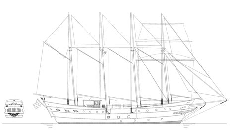 Sail Ship Drawing at GetDrawings | Free download