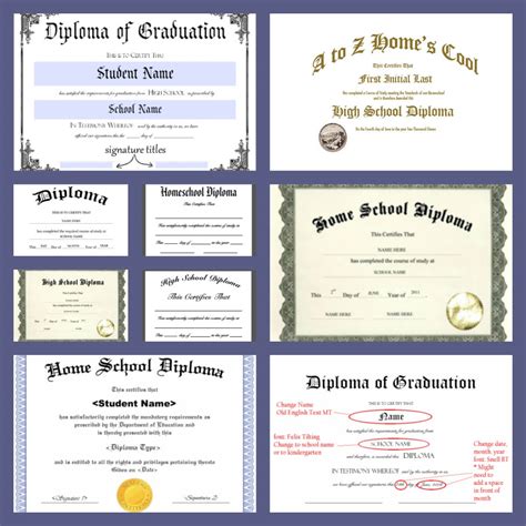 Free Homeschool Diploma Forms Online – A Magical Homeschool For 5Th Grade Graduation Certificate ...