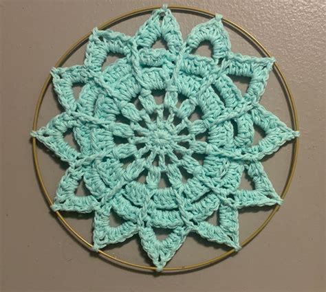 Mandala Wall Hanging/crochet Mandala Wall Hanging/boho Home - Etsy