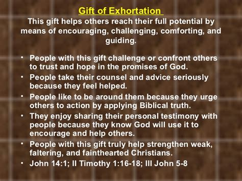 Exhorting…Whether It’s Your Gift or Not! Continued - OutofThisWorldLeadership.com