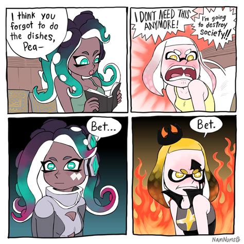 NamNums | COMMISSIONS (OPEN) on Twitter | Splatoon comics, Splatoon ...