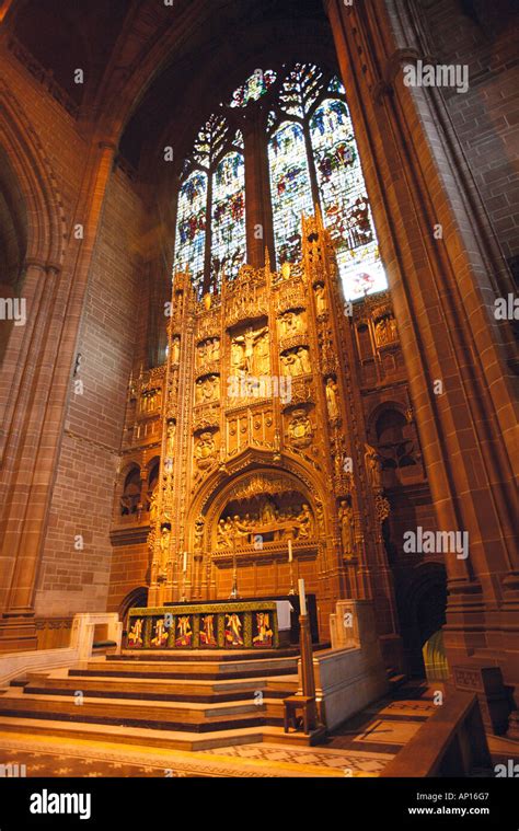 Interior Anglican Cathedral Liverpool UK Stock Photo: 8937862 - Alamy