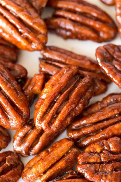 Ridiculously Easy Maple Molasses Glazed Pecans - The Café Sucre Farine