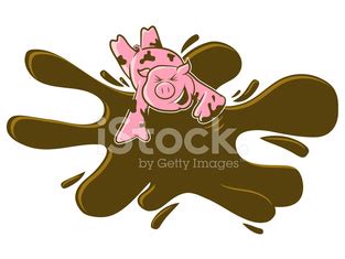 Pig In Slop Cartoon Stock Vector | Royalty-Free | FreeImages