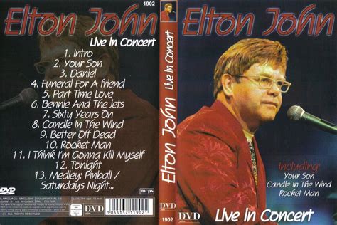 Jaquette DVD de Elton John Live in concert - Cinéma Passion