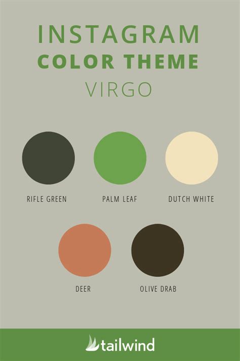 Virgo Zodiac Sign Colour Palette For Procreate 30 Colours/swatches ...