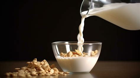 Milk and bowl of cereal. Illustration 23460038 Stock Photo at Vecteezy