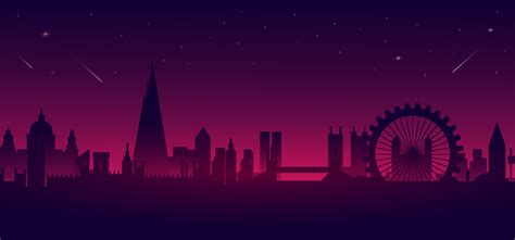 Night city silhouette. Retro Futurism. 80s Retro poster Background with Night City Skyline. Rave ...