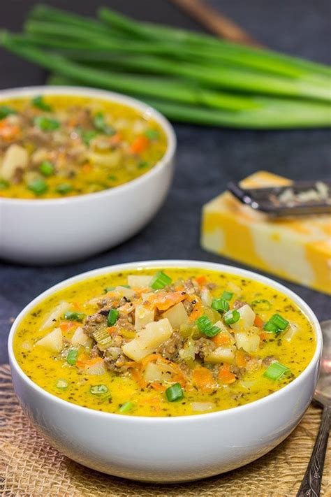 Cheeseburger Soup | Tasty comfort food for cold winter days!