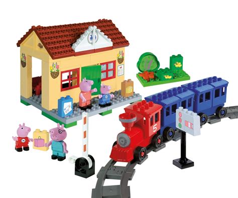 PlayBIG Bloxx Peppa Pig Train Station - Toy - Baby & Toddler - Products ...