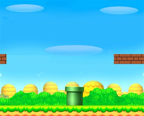 Super Mario Level Custom Backgrounds