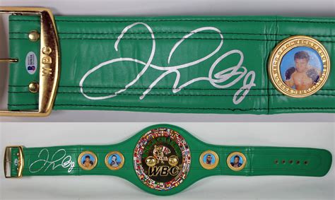 Lot Detail - Floyd Mayweather Jr. Signed Full Sized WBC Replica ...