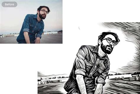 Transformez une photo en dessin, Convertisseur gratuit d'image en dessin | Fotor