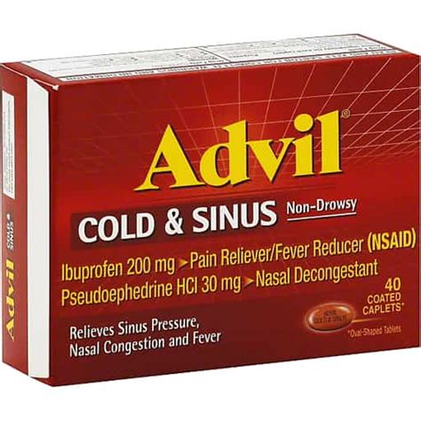 Advil Cold And Sinus: How To Use? What Are The Side Effects?