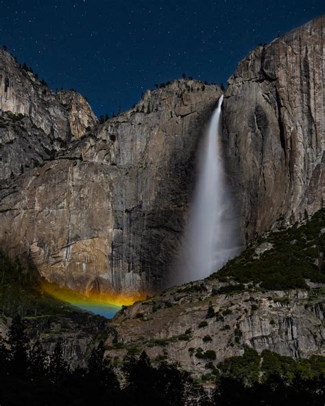 Moonbows in Yosemite National Park, CA [OC][1536x1920] : r/EarthPorn
