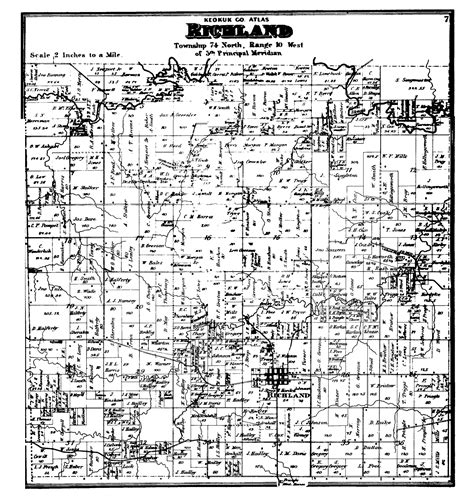 1874 Plat Maps Keokuk County of Iowa