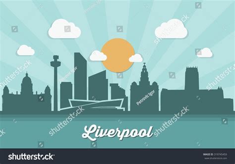 Liverpool Skyline Vector Illustration Stock Vector (Royalty Free ...