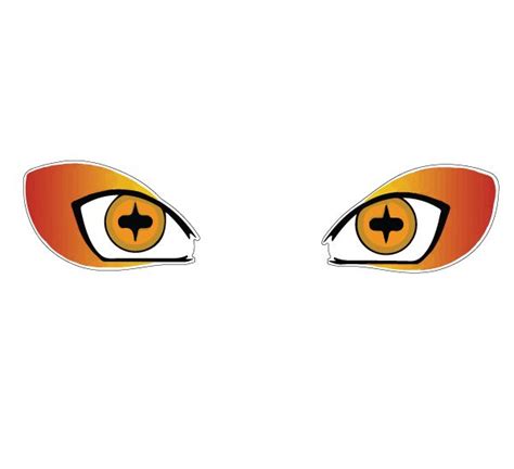 Naruto Shippuden Sage Mode Eye Set Vinyl Sticker - AG Design | Naruto sage, Naruto eyes, Vinyl ...