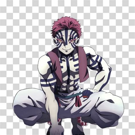 Akaza, Upper Moon Three From Demon Slayer, Anime Transparent PNG Image - PNG Download